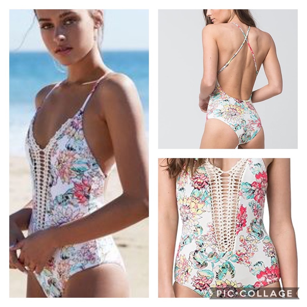 Billabong Pixi Petal One-Piece Swimsuit